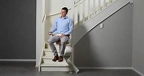 泓電樓梯升降椅 - Modul-Air彎曲型- 荷蘭原裝進口 - 操作影片