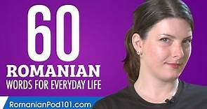 60 Romanian Words for Everyday Life - Basic Vocabulary #3