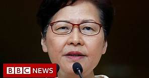 Hong Kong leader Carrie Lam in leaked secret recording - BBC News