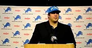 Riley Reiff's introductory press confernce