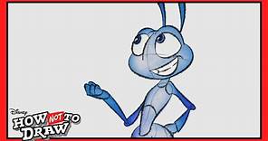 A Bug's Life Comes to Life! 🖌 | Flik | How NOT To Draw | @disneychannel