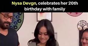Ajay Devgn-Kajol's Daughter Nysa Devgn Celebrates Her 20th Birthday With Family | #shorts