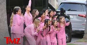 Kim Kardashian Celebrates North West's 10th Birthday with Pink-Themed PJ Party | TMZ TV