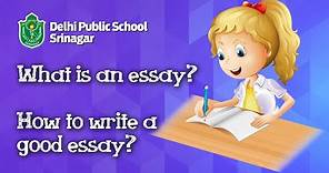 What is an essay & how to write a good essay? // English // Essay writing for kids