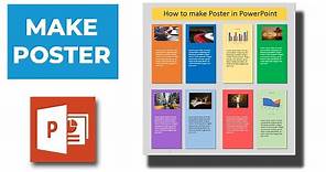 How to make a poster using Microsoft PowerPoint - Poster design tutorial