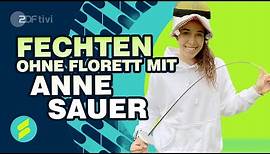 Fit fürs Fechten mit Anne Sauer - Die Sportmacher | ZDFtivi
