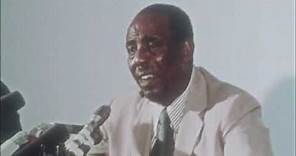 Somalian President Siad Barre Warns the USSR Against Involvement in the Ogaden War | Nov. 1977