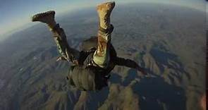 Military Freefall (MFF) Graded Test #2 With Parachutist Drop Bag & Weapon