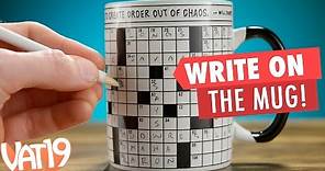 Crossword Puzzle Coffee Mug