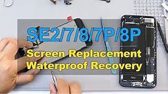 iPhone SE 2020, 7, 8, 7P, 8P Screen Replacement and Reassembly-How To! Waterproof Recovery!