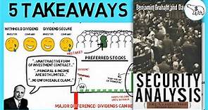 SECURITY ANALYSIS - BONDS & PREFERRED STOCKS (BY BEN GRAHAM)