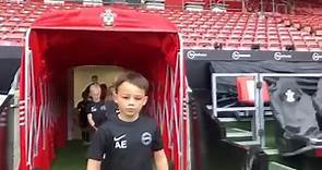 Tunnel Walkout at St Mary's!