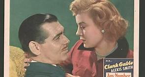 Any Number Can Play (1949) 1080p 🎥 Clark Gable, Alexis Smith,