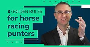 Professional gambler Andy Holding: Three golden rules for horse racing punters