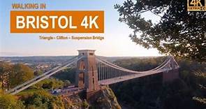 Walking in Bristol | The Triangle - Clifton - Suspension Bridge | UK | 4K
