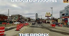 Driving Grand Concourse Bronx New York 4K