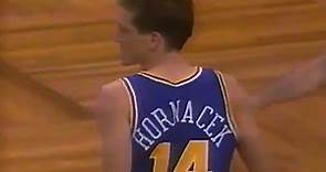Jeff Hornacek Jazz 17pts 7asts vs Celtics (1995)