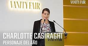 El emocionante discurso de Charlotte Casiraghi como ganadora del Personaje del Año Vanity Fair 2023
