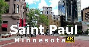 Saint Paul, Minnesota 🇺🇸 Driving Downtown 4K