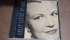 Peggy Lee - Spotlight On...Great Ladies Of Song