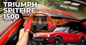 Triumph Spitfire 1500 | POV driving on mountain road | British classic you need to drive