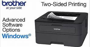 Duplex printing from Windows® - Brother printers