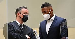 Ex-Man City star Jerome Boateng arrives in court to faces charges he assaulted his girlfriend