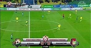 Roman Shishkin's own goal. FC Kuban vs Lokomotiv | RPL 2015/16