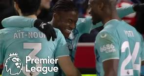 Jeanricner Bellegarde nets Wolves' fourth goal against Brentford | Premier League | NBC Sports