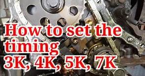 How to set the engine timing 3K, 4K, 5K, 7K