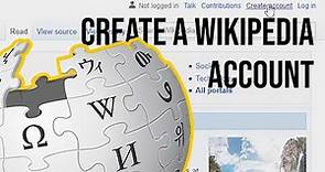 How to create a free Wikipedia account