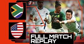 End-to-end CHAOS! | South Africa v USA | HSBC London Sevens Rugby