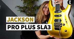 Guitarra Elétrica Jackson Pro Plus Solista SLA3 Gold Bullion | EGITANA.pt