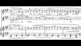 Herbert Howells - Magnificat (Gloucester Service) (score video)