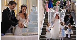 Royal Wedding Reception of Prince Ludwig and Princess Sophie of Bavaria at Nymphenburg Palace