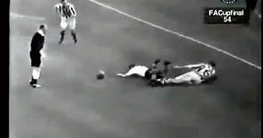 Tom Finney vs West Bromwich Albion. 1954 FA Cup final.