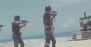 Nigerian Firing Squad Execution On Beach! Executed Armed Robber Lagos 1972! Man Requires Extra Shot