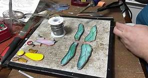 How to use hobby came pretinned wire and silverware in your stained glass
