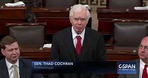 Sen. Thad Cochran FULL Farewell Address (C-SPAN)