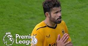 Diego Costa gets red card for headbutting Ben Mee | Premier League | NBC Sports