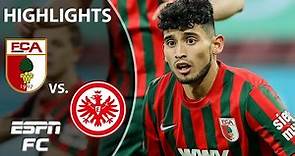 Ricardo Pepi’s first Augsburg start a draw vs. Eintracht Frankfurt | Bundesliga Highlights | ESPN FC