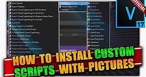 How To Install Custom Scripts with Folders and Pictures! 👨‍🏫 VEGAS Tutorial #94
