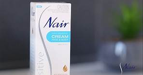 How to use Nair Sensitive Hair Removal Cream | Nair Australia