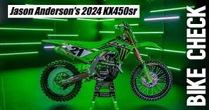 Jason Anderson's 2024 KX450SR | Bike Check