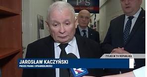 Jarosław Kaczyński w TV Republika: PiS będzie składać wniosek o odwołanie marszałka Szymona Hołowni