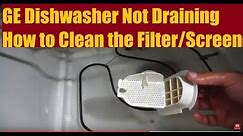 GE Dishwasher Not Draining - How to Fix DIY