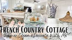 DECORATING FOR SUMMER 2022 ~ SUMMER DECORATING IDEAS ~ FRENCH COUNTRY KITCHEN DECOR ~ KITCHEN DECOR