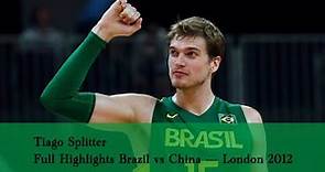 Tiago Splitter Full Highlights Brazil vs China - London 2012 - 12 Pts, 4 rebs - Throwback!