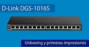 D-Link DGS-1016S: Conoce este switch no gestionable con 16 puertos Gigabit Ethernet y tamaño slim