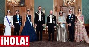 Así fue la cena de gala que Gustavo y Silvia de Suecia ofrecieron los reyes Felipe y Letizia